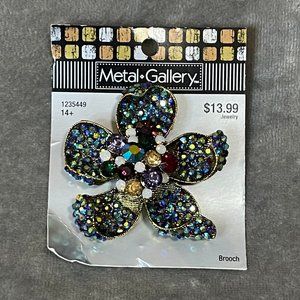 Gallery Multicolor Floral Brooch